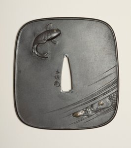 Tsuba, 19th century by Kano Natsuo